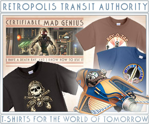 Retro Science Fiction Art T-Shirts