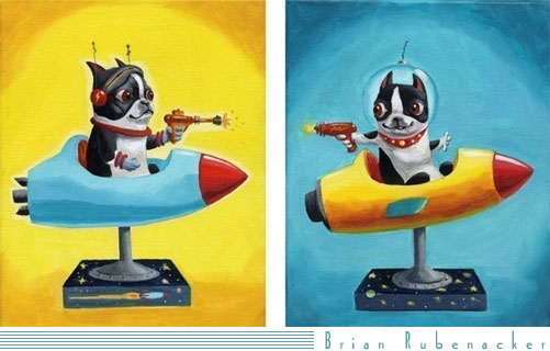 Rocket Terrier prints