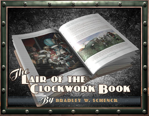 Still from the Clockwork Book Trailer, almost