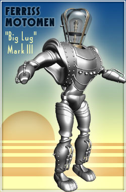 retro robot model - 