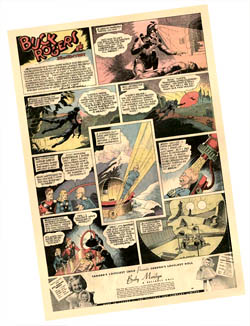 Buck Rogers comics page
