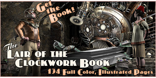 Now available in paperback - The Lair of the Clockwork Book