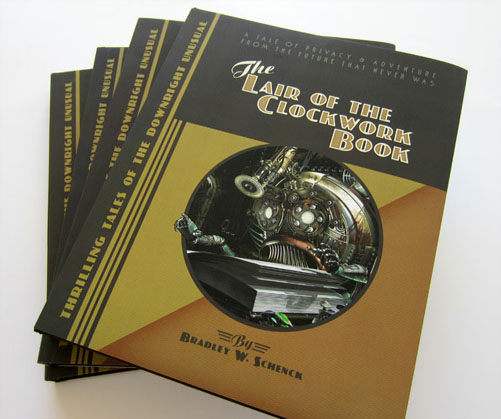 The Lair of the Dust Jacket of the Clockwork Book
