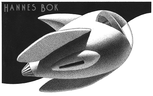 Hannes Bok Rocket Ship