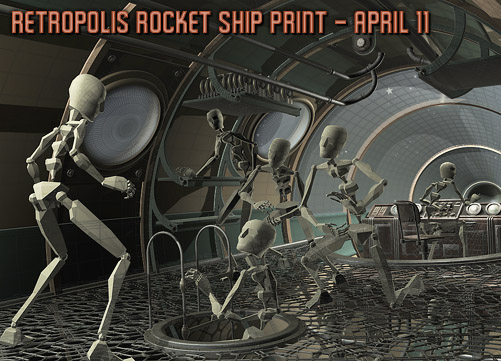 Retropolis Rocket Ship WIP