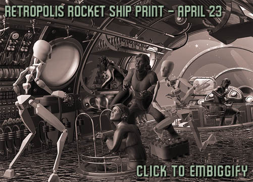 Retropolis Rocket Ship preview, April 23