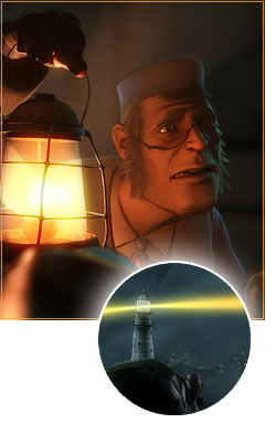 "Lighthouse" CG animation