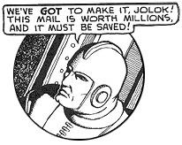 meteor morgan vintage sci fi comic