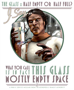 The Glass:Mostly Empty Space