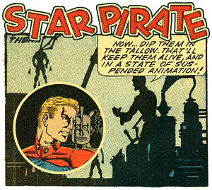 Star Pirate - vintage space pirate comics