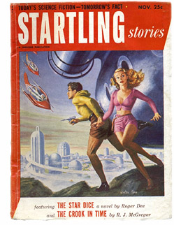 Startling Stories Sci Fi Pulp Cover