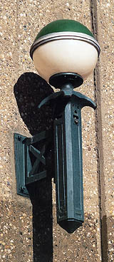 Modern period-style lamp from Roosevelt Island