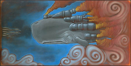 Roland Tamayo's surreal whales and squids