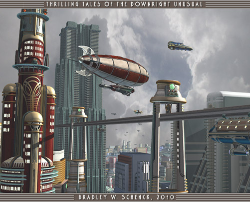 Airship over the Retro Future