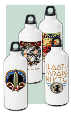 Aluminum Water Bottles from the Vintage Future