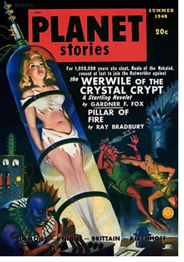 Pulp Sci Fi Women in Tubes