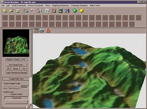 World Machine 3D Preview