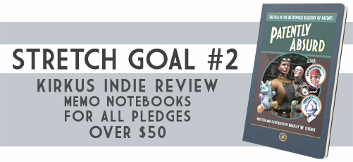 Stretch goal #2 for Patently Absurd, at Kickstarter