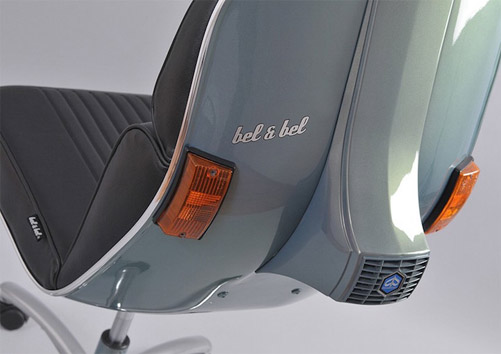 Vespa office chair by Bel &  Bel