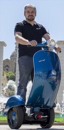 Bel & Bel's Vespa self-balancing scooters