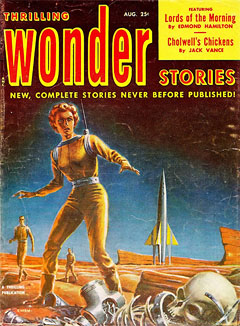 Ed Emshwiller 1950's magazine cover