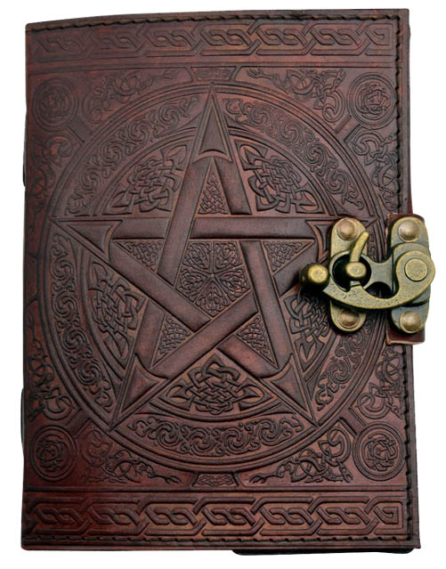 Brown Pentacle Journal from Fantasy Gifts