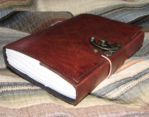 Leather Pentacle Journal from Fantasy Gifts