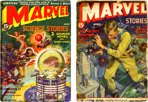 Covers from Marvel Science Stories