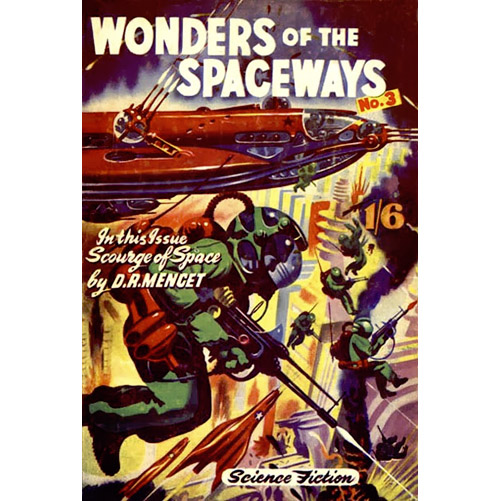 Ron Turner cover for Wonders of the Spaceways