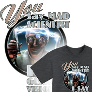 mad scientist tee shirts